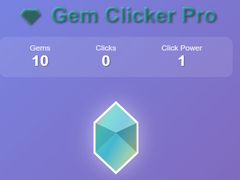 Cluiche Gem clicker pro