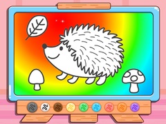 Cluiche Coloring Book: Hedgehog