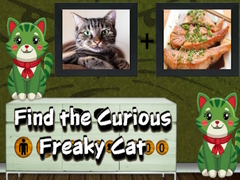 Cluiche Find the Curious Freaky Cat