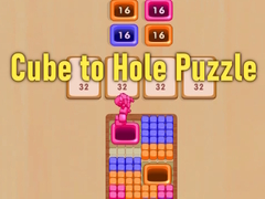 Cluiche Cube to Hole Puzzle