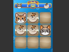 Cluiche Tic Tac Toe Cat