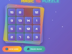 Cluiche Magic 15 Puzzle