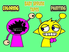 Cluiche Coloring Baby Sprunk tapes Painting
