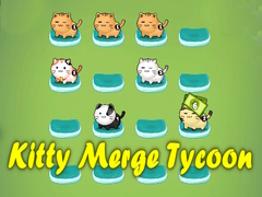 Cluiche Kitty Merge Tycoon