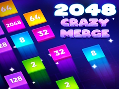 Cluiche 2048 Crazy Merge