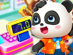 Cluiche Jigsaw Puzzle: Baby Panda Shopping