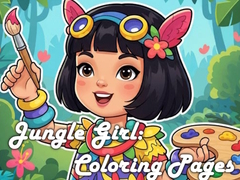 Cluiche Jungle Girl: Coloring Pages