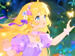 Cluiche Jigsaw Puzzle: Firefly Princess