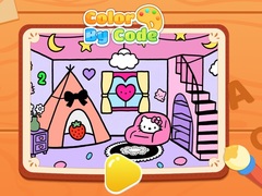 Cluiche Color By Code: Hello Kitty Room Decor