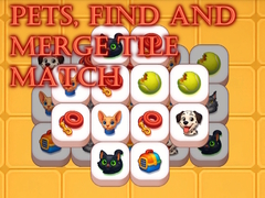 Cluiche Pets, Find and Merge Tile Match