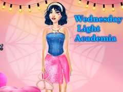 Cluiche Wednesday Light Academia