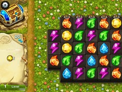 Cluiche Diamant: Sky Stories Match 3