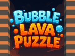 Cluiche Bubble Lava Puzzle