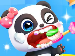 Cluiche Jigsaw Puzzle: Baby Panda Teeth Health