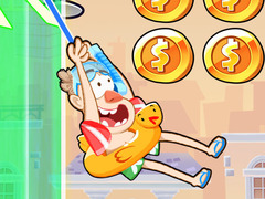 Cluiche Alien Chase Swing and Fly