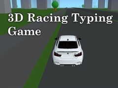 Cluiche 3D Racing Typing Game