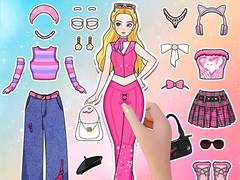 Cluiche Paper Doll Diary: Dress Up DIY