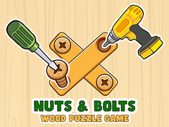 Cluiche Nuts & Bolts Wood Puzzle Game