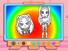 Cluiche Coloring Book: Mira Kpop Demon Hunters