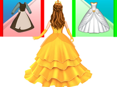 Cluiche Princess Dress Up Run