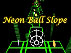 Cluiche Neon Ball Slope