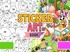 Cluiche Sticker Art Book 