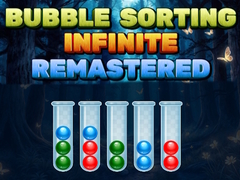 Cluiche Bubble Sorting Infinite Remastered 