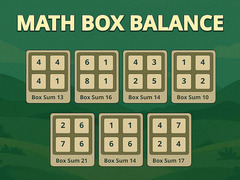 Cluiche Math Box Balance