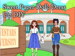 Cluiche Sweet Paper Doll: Dress Up DIY