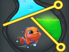 Cluiche Pull the Pin: Fish Rescue!