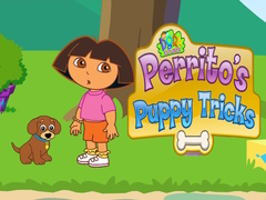 Cluiche Dora the Explorer Perrito's Puppy Tricks