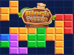 Cluiche Bear Block Puzzle