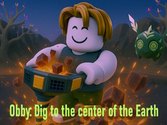 Cluiche Obby: Dig to the center of the Earth