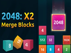 Cluiche 2048:X2 Merge Blocks