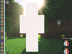 Cluiche Draw a Skin for Mineblock with Physics