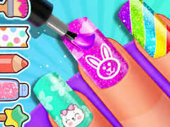 Cluiche Coloring Book: Girls Nail Art Design