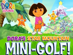 Cluiche Dora The explorer Dora's Star Mountain Mini-Golf