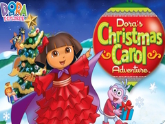 Cluiche Dora The explorer Dora's Christmas Carol Adventure