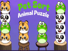 Cluiche Pet Sort Animal Puzzle