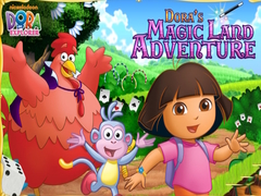 Cluiche Dora the Explorer Dora's Magic Land Adventure