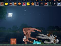 Cluiche Feed all the Monsters in the Mineblock
