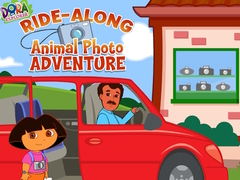 Cluiche Dora The explorer Dora's Ride-Along Animal Photo Adventure