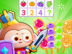 Cluiche Cool Math For Kids: Food Counting