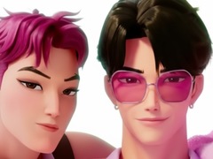 Cluiche Jigsaw Puzzle: Kpop Demon Saja Boys
