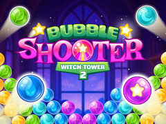 Cluiche Bubble Shooter Witch Tower 2