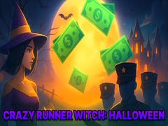 Cluiche Crazy Runner Witch Halloween