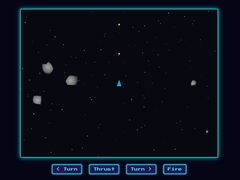 Cluiche Asteroids Game