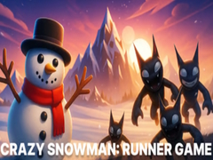 Cluiche Crazy Snowman: Runner Game