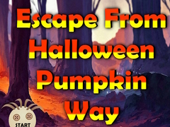 Cluiche Escape From Halloween Pumpkin Way