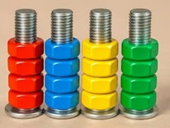 Cluiche Nut Sort Color Puzzle Game